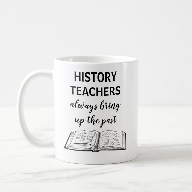 Taza De Café Gracioso profesor de historia regalo café Mug (Izquierda)