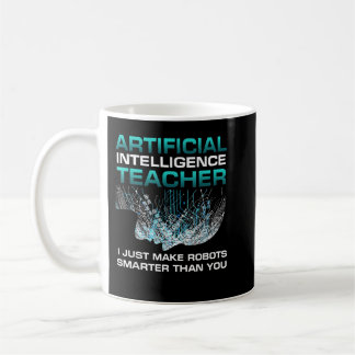 Taza De Café Gracioso profesor de Inteligencia Artificial Robot