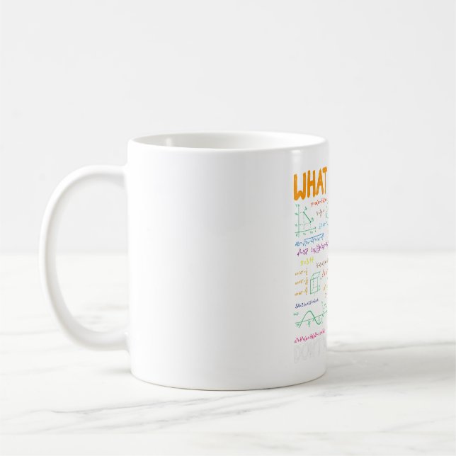 Taza De Café Gracioso Profesor De Matemáticas Para Hombres Y Mu (Izquierda)