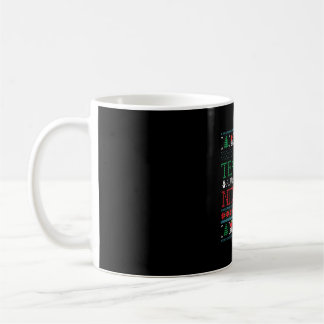 Taza De Café Gracioso profesor de Navidades Navidades feos Navi
