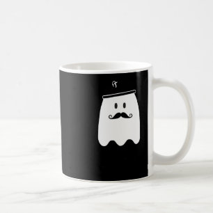Taza De Café Gracioso profesor francés Halloween Bonjour Ghost