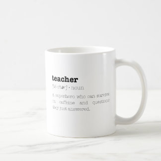 Taza De Café Gracioso profesor Mug Definition Mug