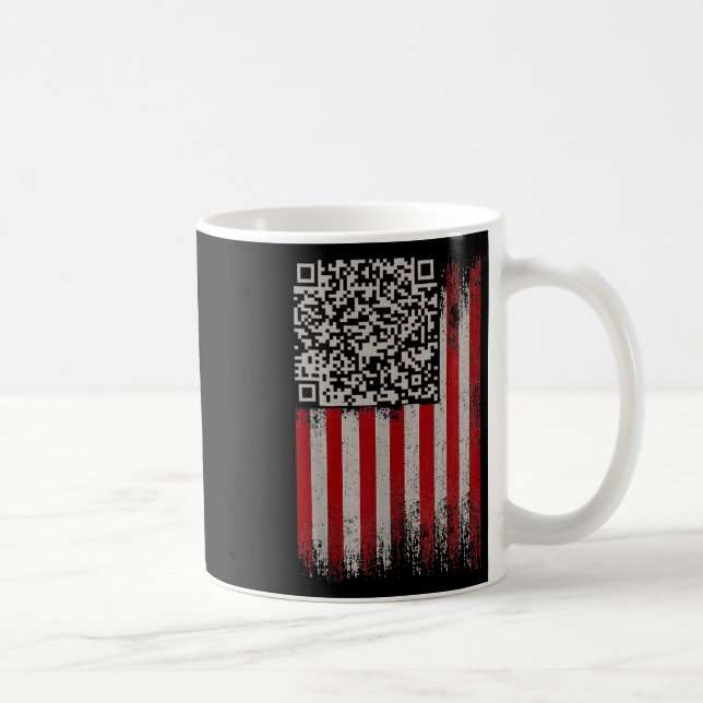 Taza De Café Gracioso Qr Trump Dancing Dance Code (Derecha)