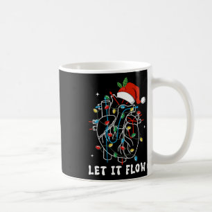 Taza De Café Gracioso Que fluya Anatomía Corazón Enfermera Card