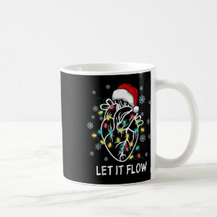 Taza De Café Gracioso Que fluya Anatomía Corazón Enfermera Card