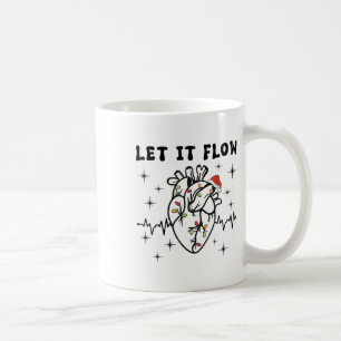 Taza De Café Gracioso Que fluya Anatomía Corazón Enfermera Card