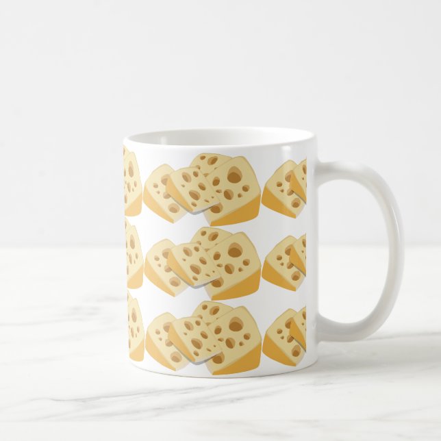 Taza De Café Gracioso queso gourmet suizo (Derecha)