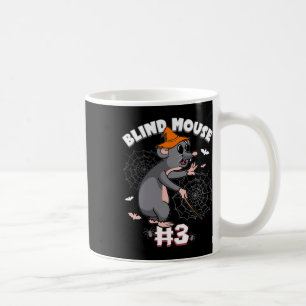 Taza De Café Gracioso ratón ciego #3 Ghost Group Family