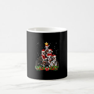 Taza De Café Gracioso regalo de árbol de navidad de perro de Bo
