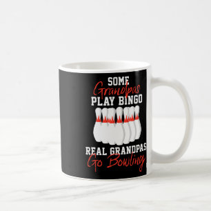 Taza De Café Gracioso Regalo De Boliche Para El Abuelo O Papá