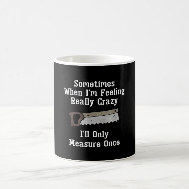 Taza De Café Gracioso regalo de carpintero de madera (Centro)