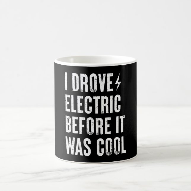 Taza De Café Gracioso regalo de coche para vehículos eléctricos (Centro)