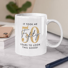Taza De Café Gracioso regalo de cumpleaños número 50