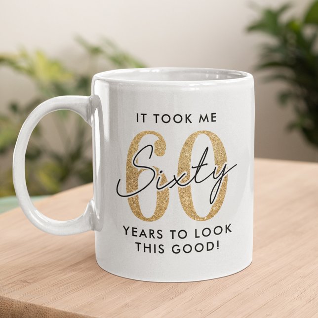 Taza De Café Gracioso regalo de cumpleaños número 60 (Subido por el creador)