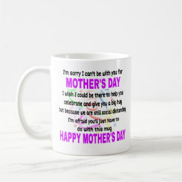 Taza De Café Gracioso regalo de distanciamiento social del Día