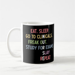 Taza De Café Gracioso regalo de futuro de enfermeras en la escu