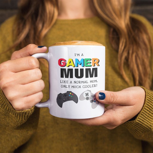 Taza De Café Gracioso regalo de Guay de 'Mamá de jugadores' (Subido por el creador)