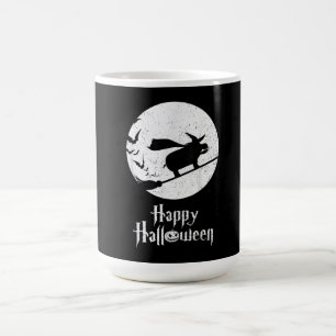 Taza De Café Gracioso regalo de Halloween de bruja Hippo Lover