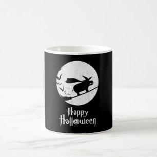 Taza De Café Gracioso regalo de Halloween de bruja Hippo Lover