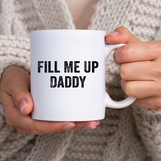 Taza De Café Gracioso regalo de humor sarcástico, lléname chist