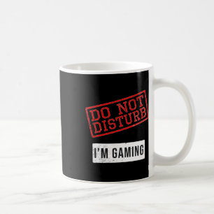 Taza De Café Gracioso regalo de jugador - No moleste que estoy 