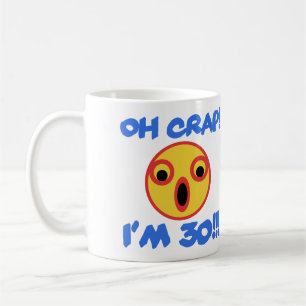 Taza De Café Gracioso regalo de la Mordaza de Cumpleaños 30