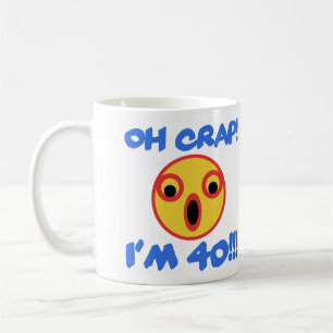 Taza De Café Gracioso regalo de la Mordaza de Cumpleaños 40