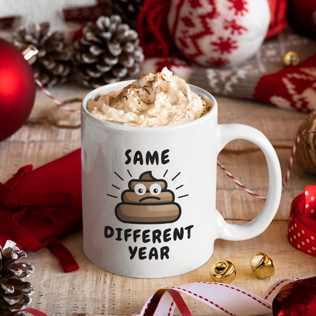 Taza De Café Gracioso regalo de Navidades de año de crap (Subido por el creador)