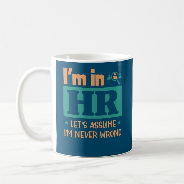 Taza De Café Gracioso regalo de Oficial de Recursos Humanos | R (Izquierda)