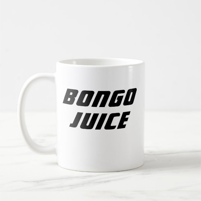 Taza De Café Gracioso regalo de oficina de Novedad BONGO JUICE (Izquierda)