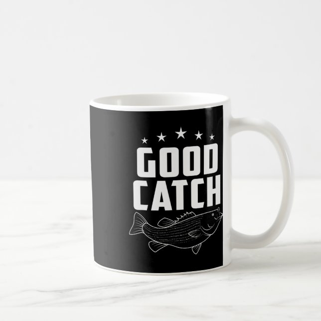 Taza De Café Gracioso regalo de pesca Buena captura (Derecha)