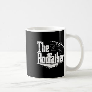 Taza De Café Gracioso regalo de pesca para el Rodfather