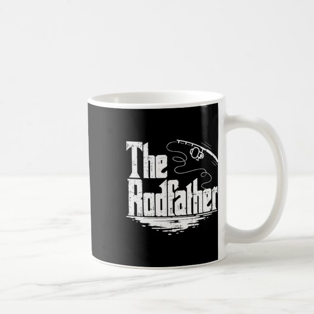 Taza De Café Gracioso regalo de pesca para el Rodfather (Derecha)