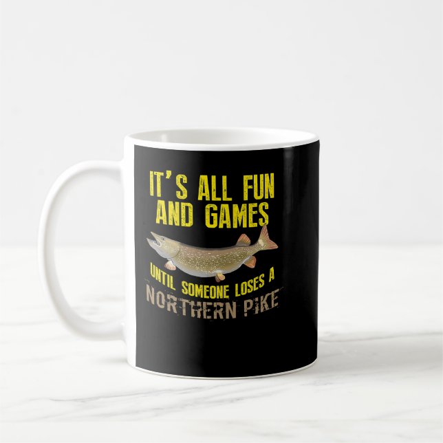 Taza De Café Gracioso regalo de pescado de agua dulce para la p (Izquierda)