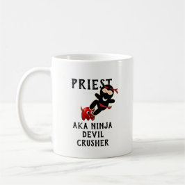 Taza De Café Gracioso regalo de sacerdote conocido como cruzado