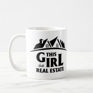 Taza De Café Gracioso regalo del agente inmobiliario Broker Rea