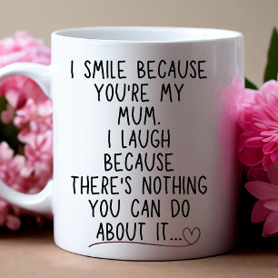 Taza De Café Gracioso regalo del Día de la Madre de su hijo hij