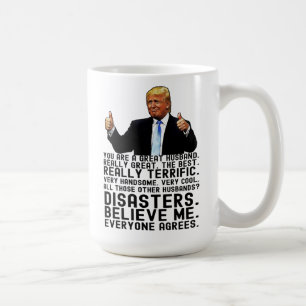 Taza De Café Gracioso regalo del Día del Padre Trump para el ma
