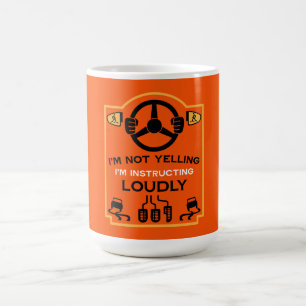 Taza De Café Gracioso regalo del instructor de conducción