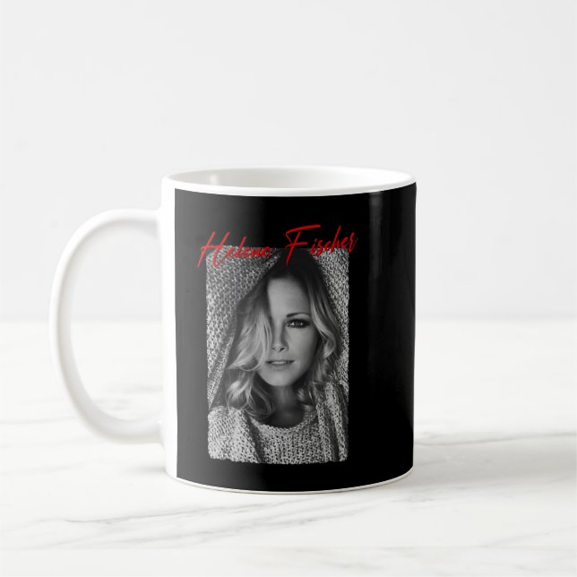 Taza De Café Gracioso regalo Famoso Helene Beautiful Fischer Fe (Izquierda)