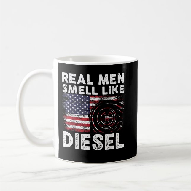 Taza De Café Gracioso regalo mecánico de diesel, los hombres de (Izquierda)