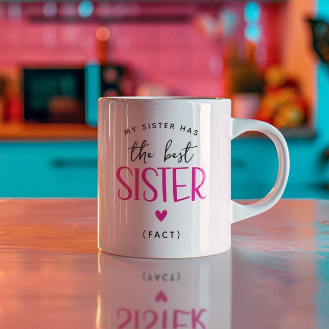 Taza De Café Gracioso regalo "Mejor Hermana" (Subido por el creador)