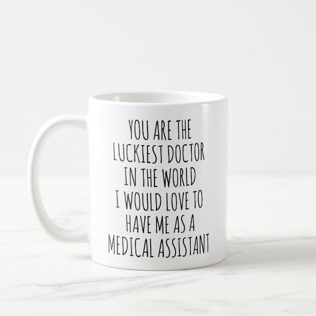 Taza De Café Gracioso regalo para estudiantes de medicina Asist (Izquierda)