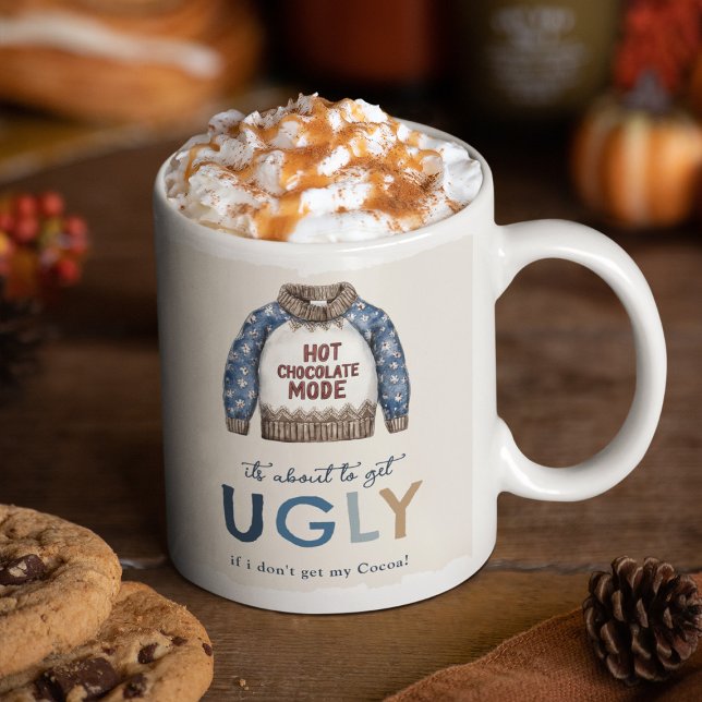 Taza De Café Gracioso regalo para Navidades suéteres (Subido por el creador)