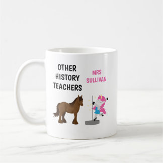 Taza De Café Gracioso regalo personalizado del profesor de hist