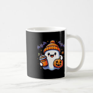 Taza De Café Gracioso retro lindo Halloween Ghost Bmpkin Ghost