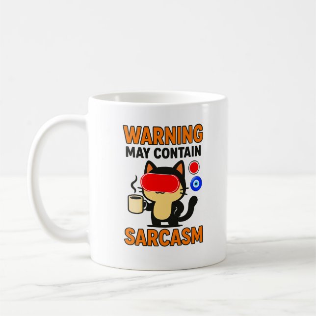 Taza De Café Gracioso Sarcasmo (Izquierda)