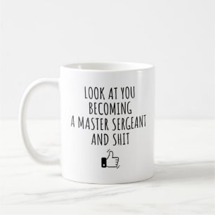Taza De Café Gracioso sargento maestro regalo Ejército de promo