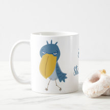Gracioso Shoebill deja de tomar café Mug
