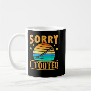 Taza De Café Gracioso Siento Haber Tocado Al Músico Clarinetist